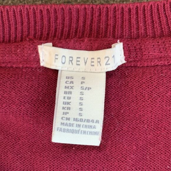 Forever 21 lightweight cropped sweater size small - Picture 5 of 7